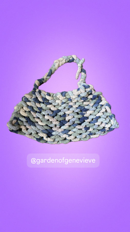 Purple/Pink Chunky Tote Bag