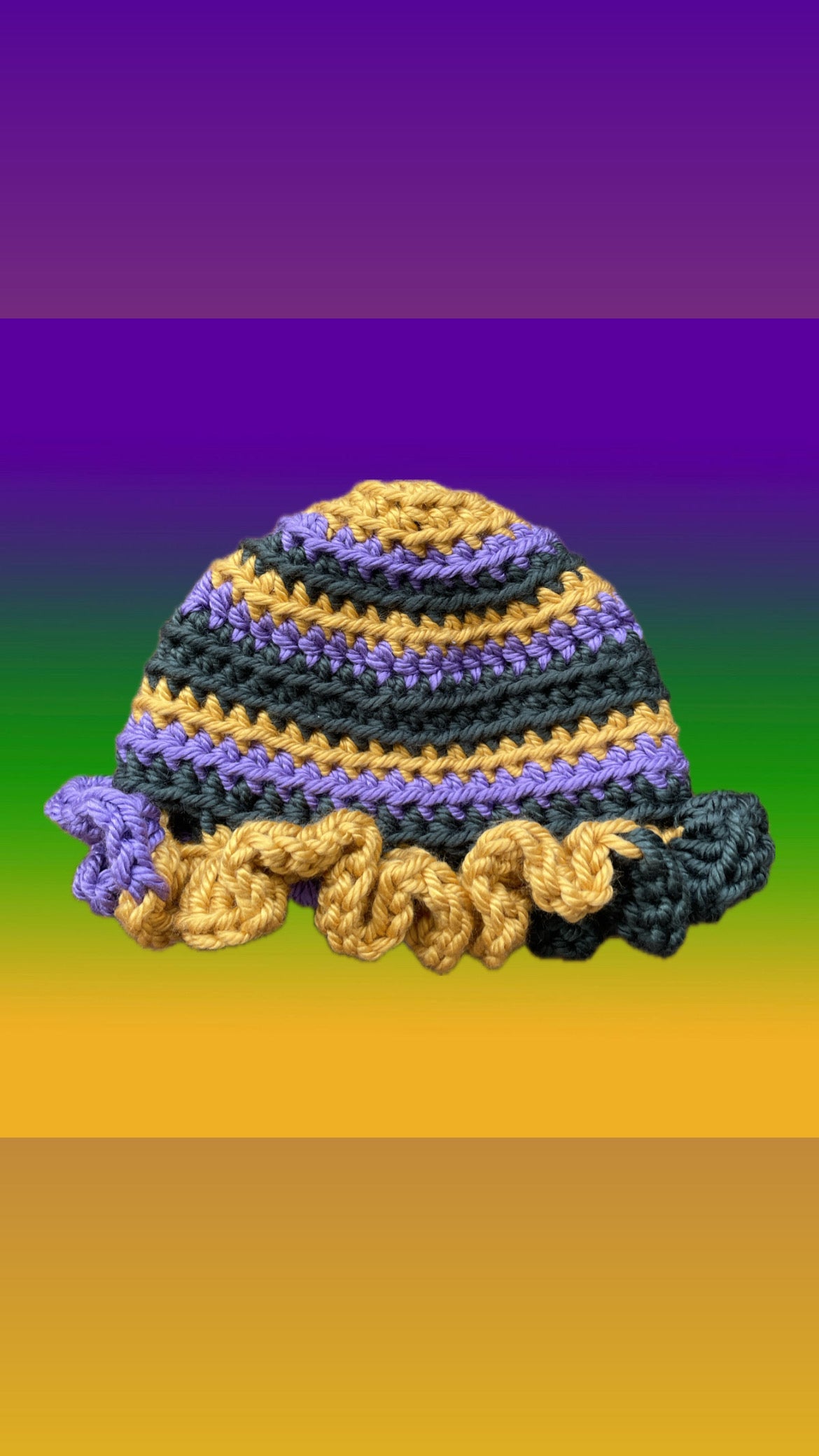 PRE-ORDER Mardi Gras Ruffle Bucket Hat