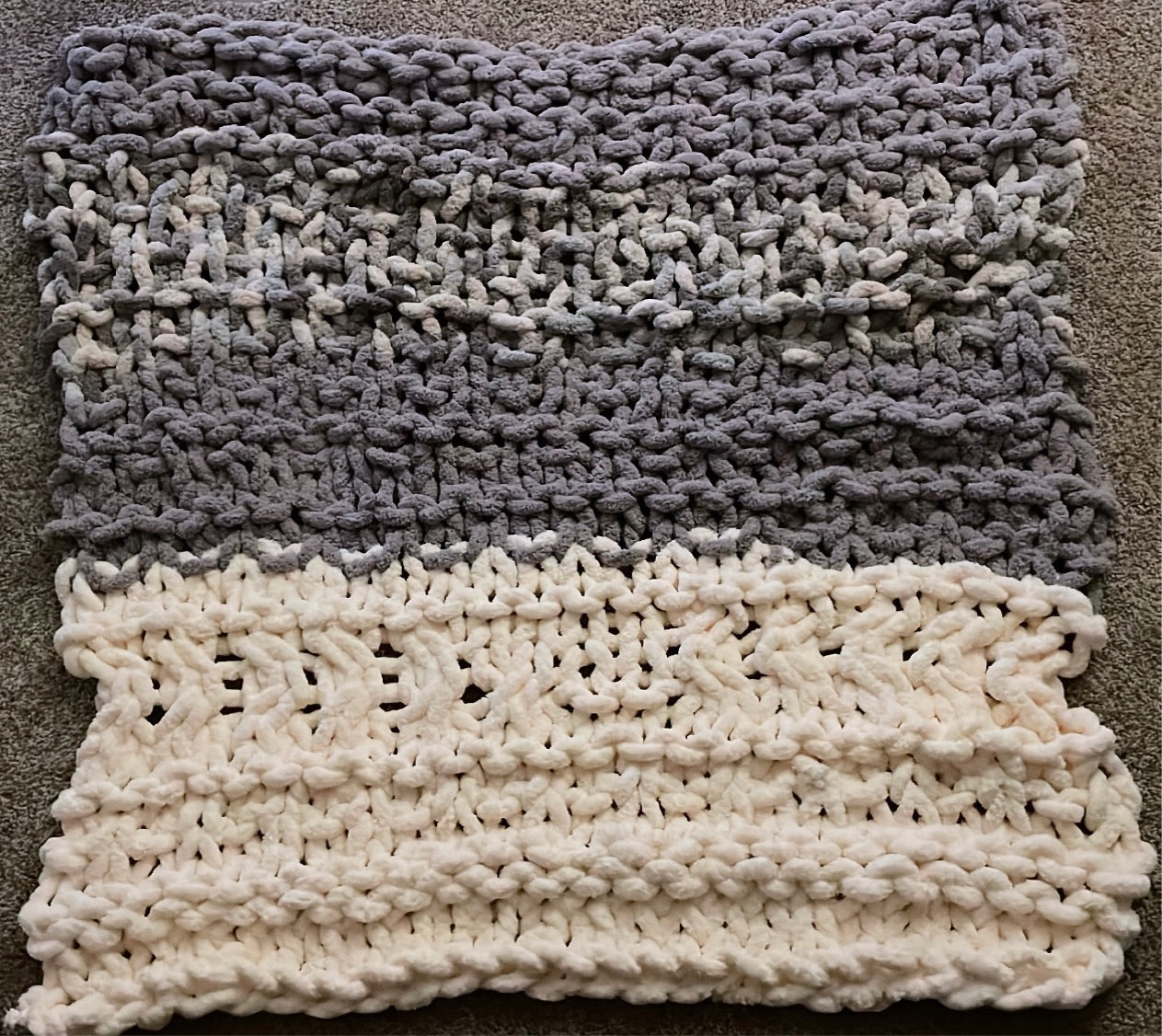 Custom Hand-Knitted Blanket
